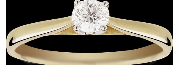 Goldsmiths Canadian Ice solitaire brilliant cut 0.33 carat