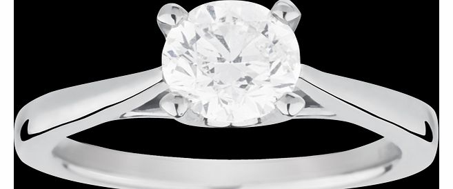 Goldsmiths Solitaire Brilliant Cut 1.00 Carat Diamond Ring