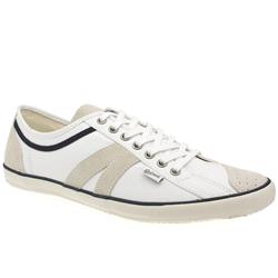 Goliath Male Goliath Oval Fabric Upper Fashion Trainers in White