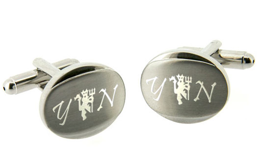 GoneDigging Engraved Man Utd Red Devil Cufflinks