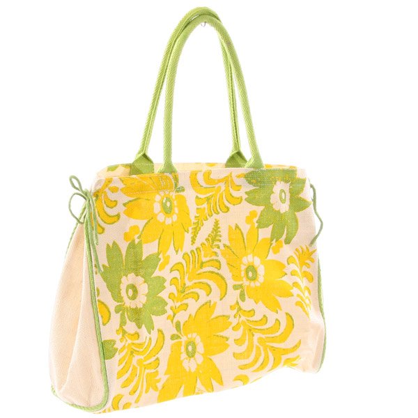 Flower Hand Bag Yellow