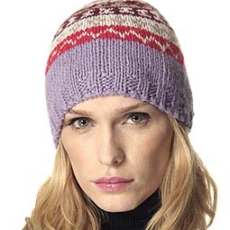 Jacquard Knit Beanie Hat