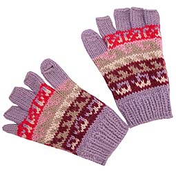 Jaquard Knit Mittens