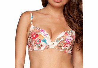 Bird of Paradise plunge bikini top