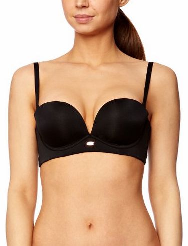 Gossard Egoboost Strapless Bra Strapless Womens Bra Black 32DD