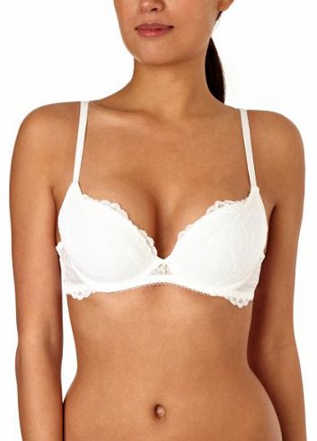 Gossard Superboost Plunge White Lace Bra Plunge Womens Bra White 36DD