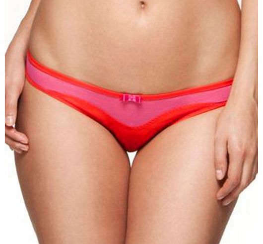 Gossard Womens Pink Colour Clash Brief S