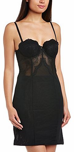 Gossard Womens Superboost Lace Slip Dress Strapless Everyday Bra, Black, 30G