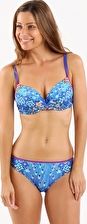 Gottex, 1295[^]238389 Contour Exotic Peacock Moulded Cup Bikini - Multi