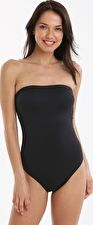 Gottex, 1295[^]266827 Diamond In The Rough Bandeau One Piece - Black