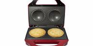 Gourmet Gadgetry Retro Diner Double Pie Maker