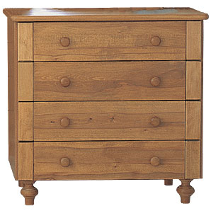 Graco Arabella Four Drawer Changing Unit- Chestnut