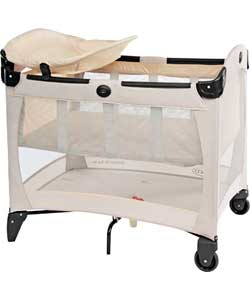 GRACO Contour On The Go Travel Cot, Beige 1808631