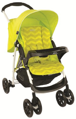 Mirage Pushchair - Lime Zig Zag