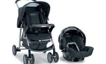 Graco Mirage Pushchair Travel System - Black.