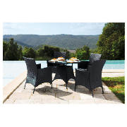 Granada Rattan Effect Chairs, 4 pack