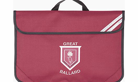 Great Ballard School Unisex Book Bag, Maroon