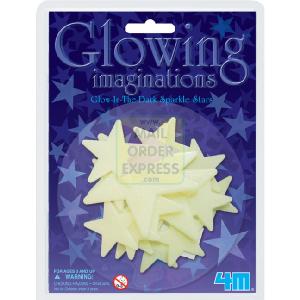 Great Gizmos 4M Glow In Dark Glitter Stars