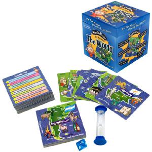 The Green Board Game Brainbox All Around The World