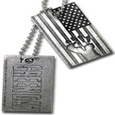 Fist Flag & Logo Dog-Tag