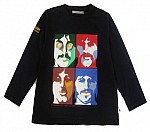 Green Eyed Monster at notonthehighstreet.com Beatles Pop Organic Cotton Long Sleeve Tee