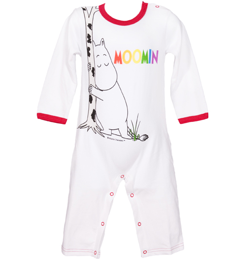 Green Eyed Monster Kids Moomin Hug Babygrow from Green Eyed Monster