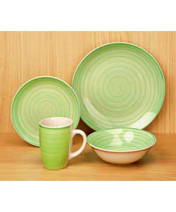 Spinwash 16 Piece Stoneware Dinner Set