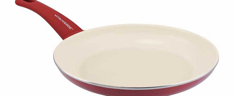 GreenPan Soft Grip Burgundy 28cm Frypan