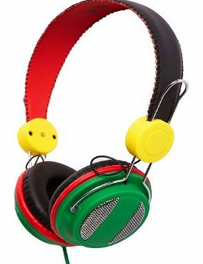 GV-800-RT Rasta Canz Adjustable Designer Headphone