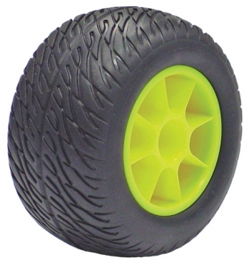 1:10 Truck Park Asphalt S.Tyre On Assoc. RR