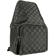 Black Signature Fabric Backpack