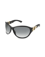 Signature Belt Buckle Oval Sunglasses