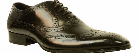 GUCINARI Black Leather Formal Shoe