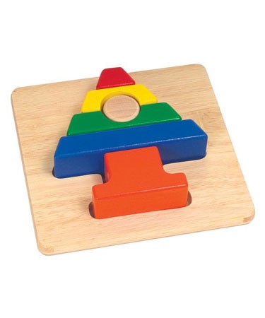 Guidecraft Bright Primary Colour Tree Puzzle