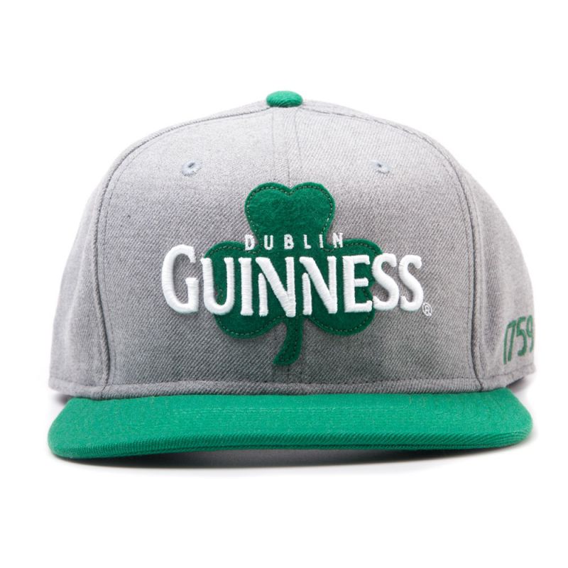 GUINNESS Dublin Shamrock Snapback Baseball Cap