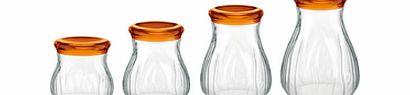 Guzzini Aqua Blown Jars Orange 750cc