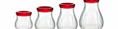 Guzzini Aqua Blown Jars Red 1200cc