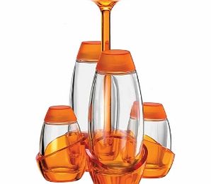 Guzzini Aqua Cruet Set Orange Aqua Cruet Set Orange