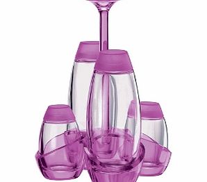 Guzzini Aqua Cruet Set Violet Aqua Cruet Set Violet