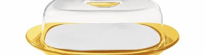 Guzzini Feeling Cheese Board and Dome Yellow Feeling