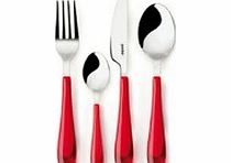 Guzzini Gocce Two Tone Cutlery Red Teaspoon