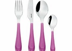 Guzzini Gocce Two Tone Cutlery Violet 24 Piece Cutlery