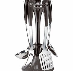 Guzzini Latina Kitchen Utensil Set Grey Latina Kitchen