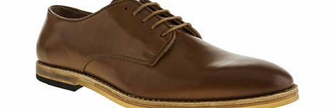 h by hudson Tan Hallam Plain Toe Shoes