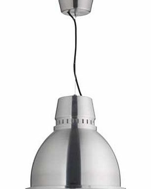 Habitat Industry Brushed Aluminium Pendant Light