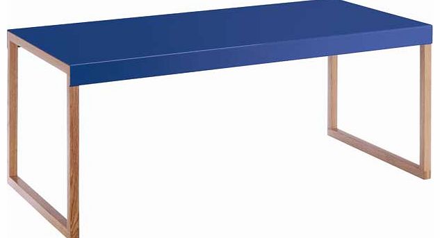 Kilo Metal Coffee Table - Azure Blue