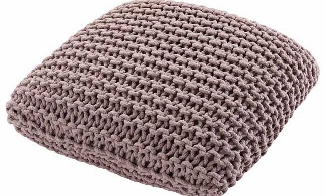 Habitat Knot Small Grey Floor Cushion