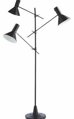 Habitat Nyx Black 3 Head Floor Lamp