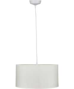 Habitat Pendel E27 Pendant Light Fitting - White