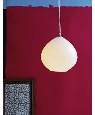 Habitat Sophie White Glass Pendant Ceiling Light